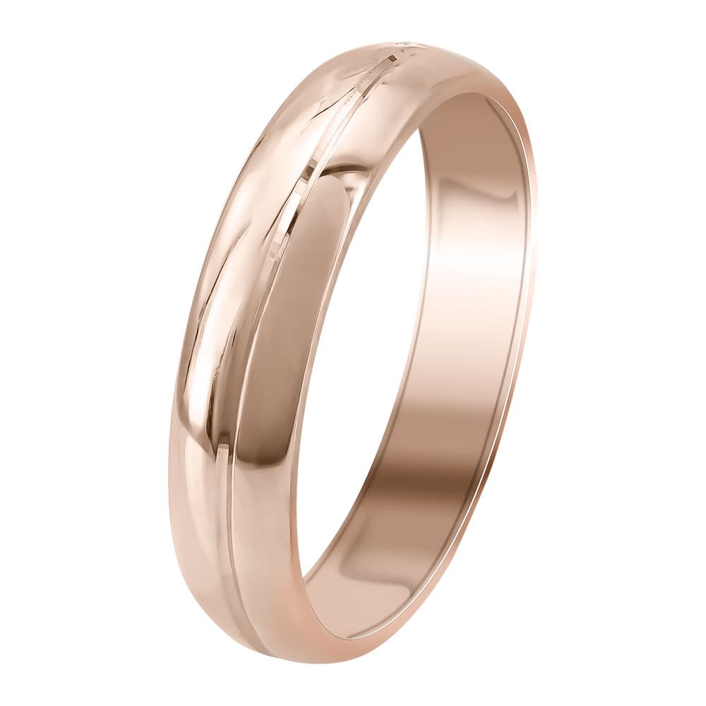Women's Wedding Bands Gofas Rose Gold
