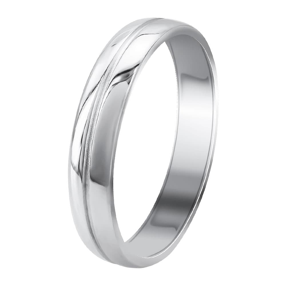 Women's Wedding Bands Gofas Silver
