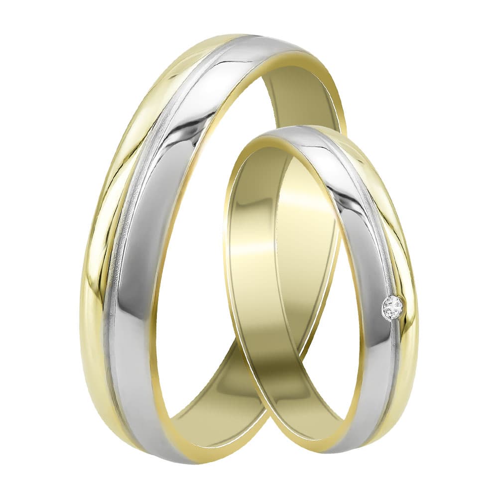 Women's Wedding Bands Gofas Gold