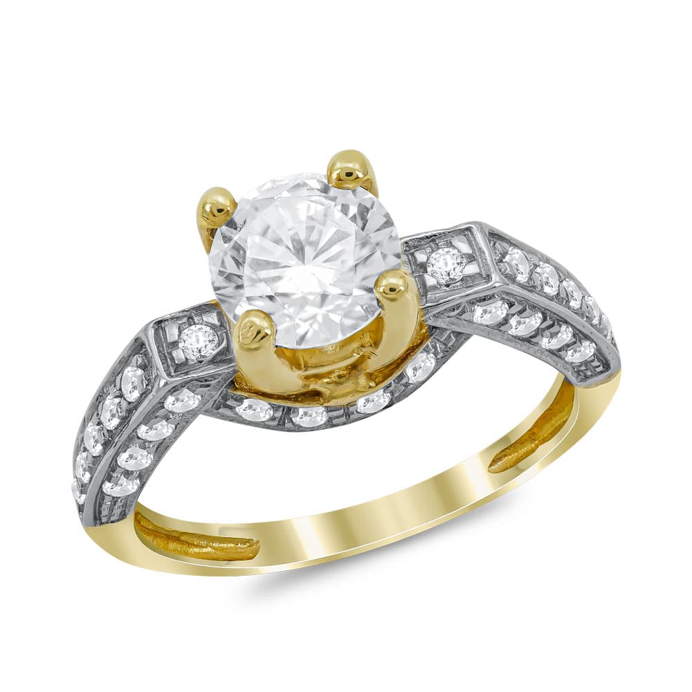 Women's Engagement Rings Gofas Gold