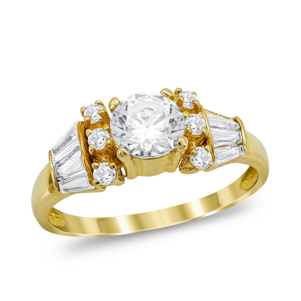 Women's Engagement Rings Gofas Gold