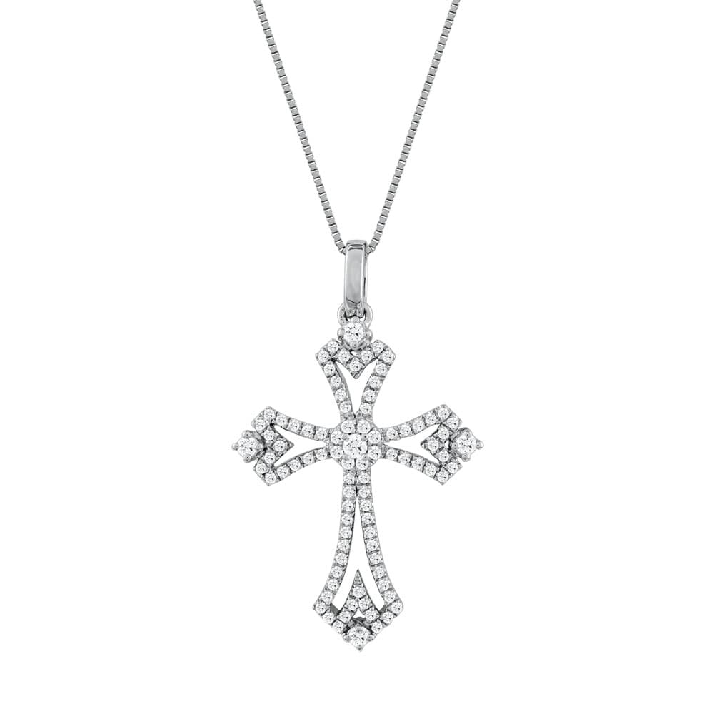 Girls' Baptism Crosses Gofas Silver