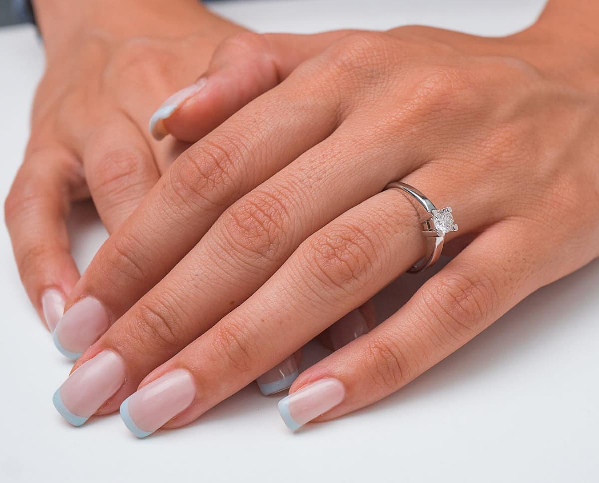 Women's Engagement Rings Gofas Silver