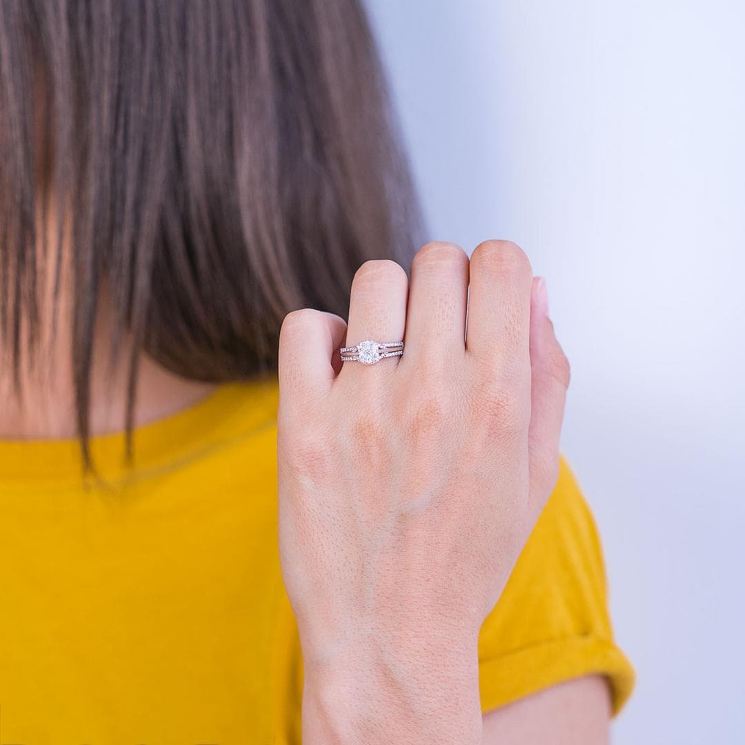 Women's Engagement Rings Gofas Silver