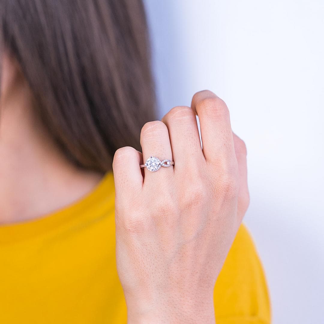 Women's Engagement Rings Gofas Silver