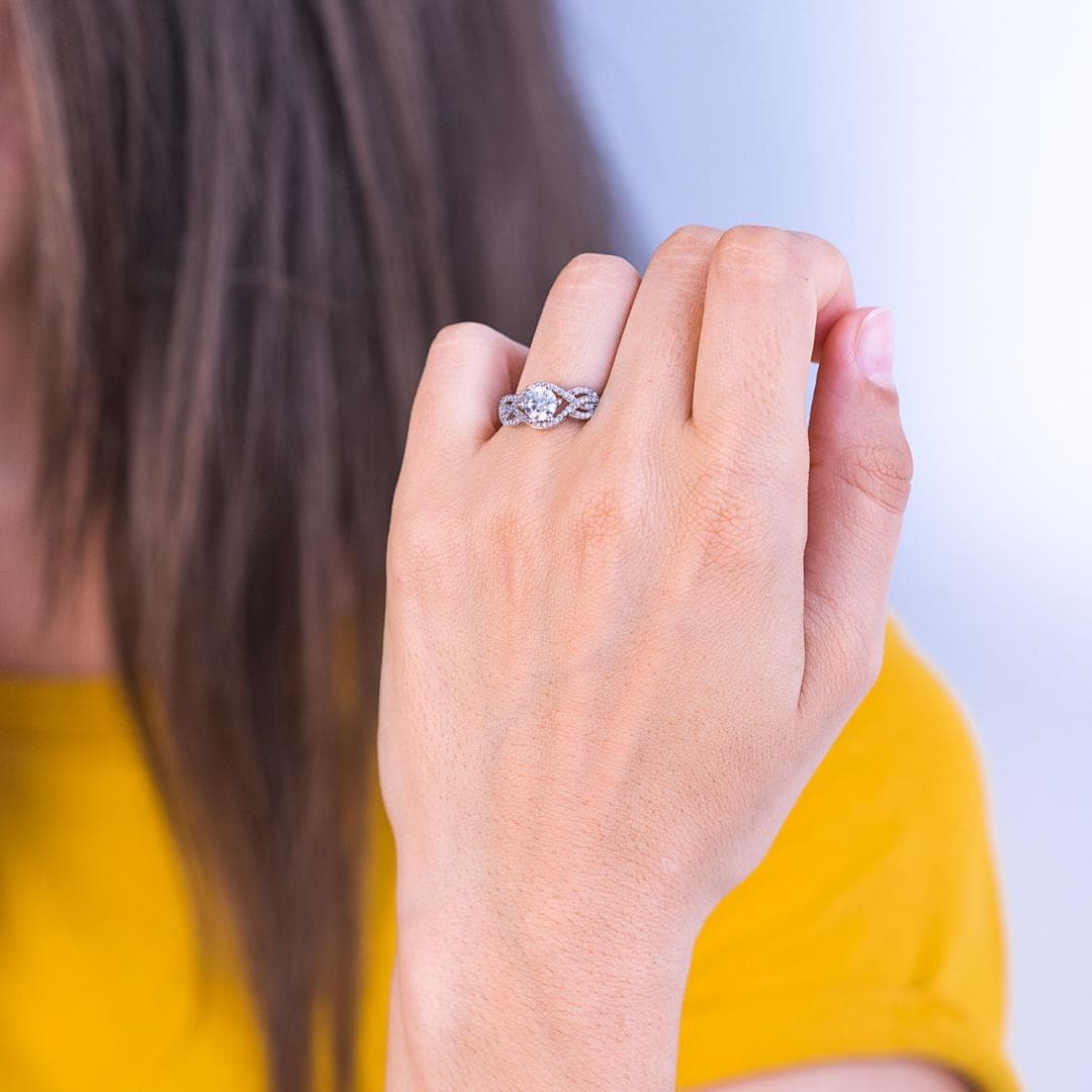 Women's Engagement Rings Gofas Silver