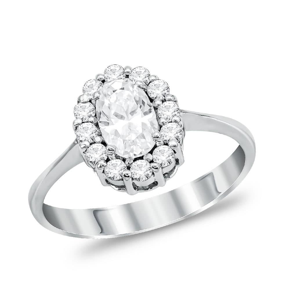 Women's Engagement Rings Gofas Silver