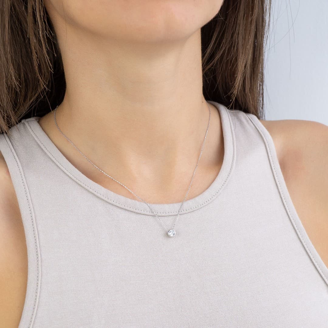 Women's Necklaces Gofas Silver