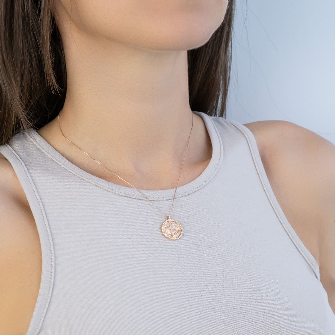 Women's Necklaces Gofas Rose Gold