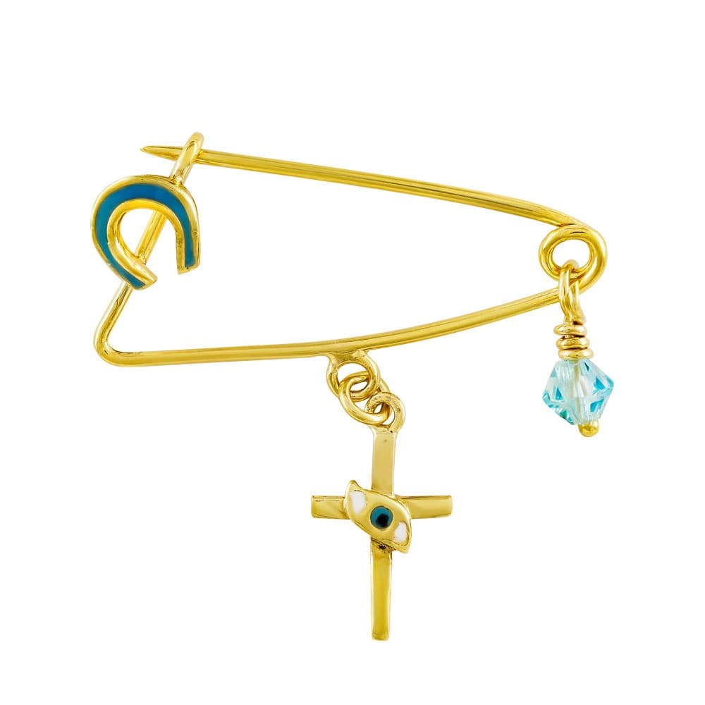 Παραμάνα Για Νεογέννητο Από Επιχρυσωμένο Ασήμι PR572