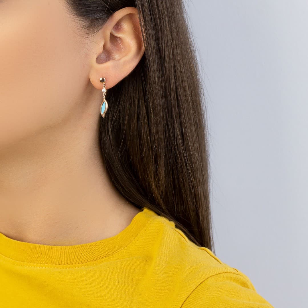 Women's Earrings Gofas Rose Gold