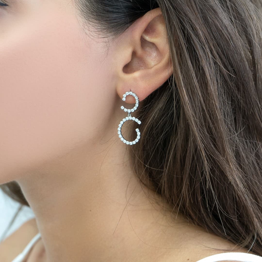 Women's Earrings Gofas Silver