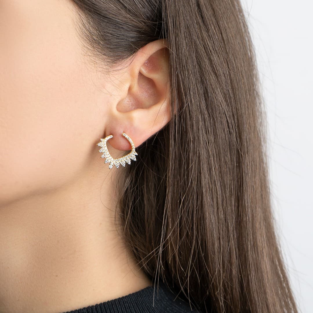 Women's Earrings Gofas Silver