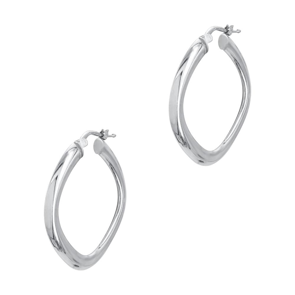 Women's Hoop Earrings Gofas Silver