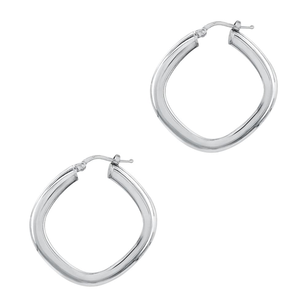 Women's Hoop Earrings Gofas Silver