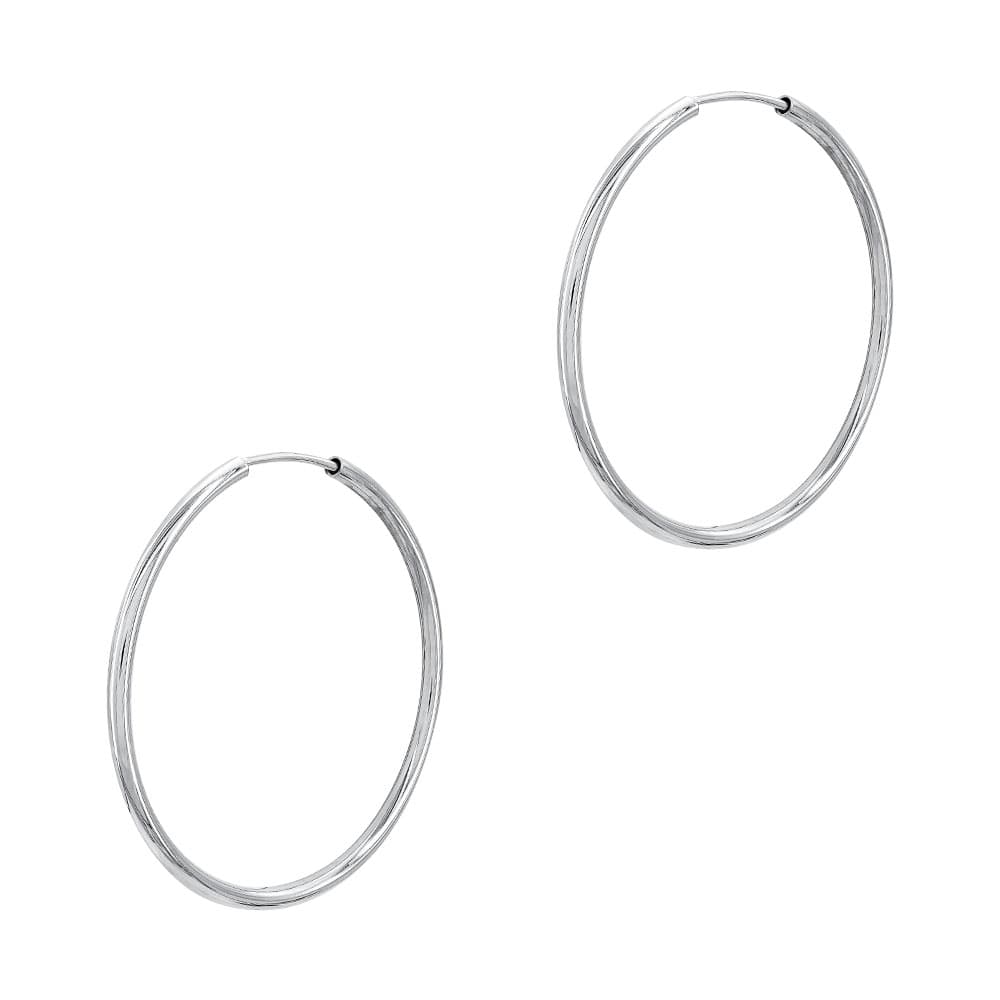 Women's Hoop Earrings Gofas Silver