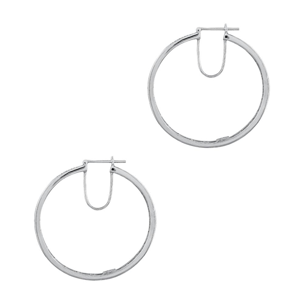 Women's Hoop Earrings Gofas Silver