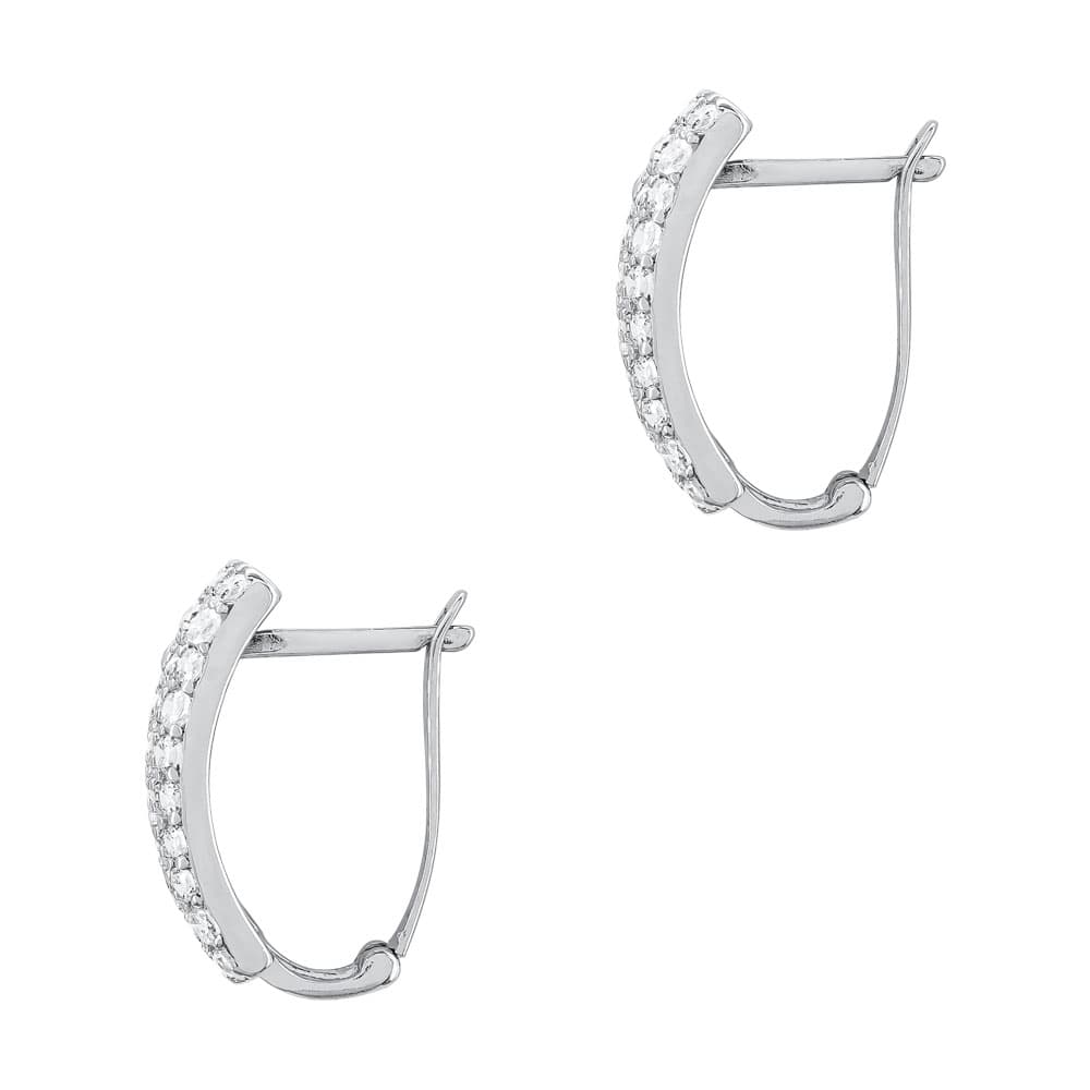 Women's Hoop Earrings Gofas Silver