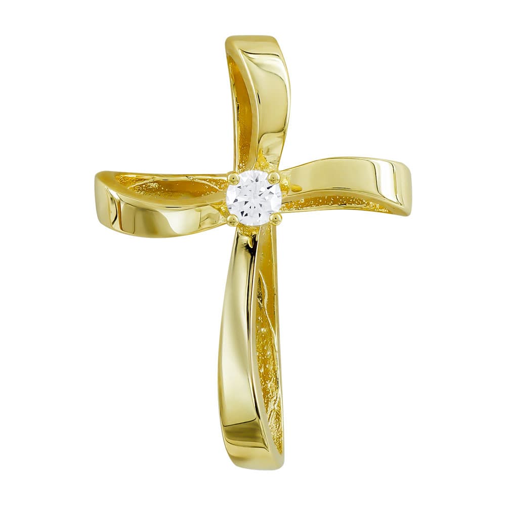 Girls' Baptism Crosses Gofas Gold