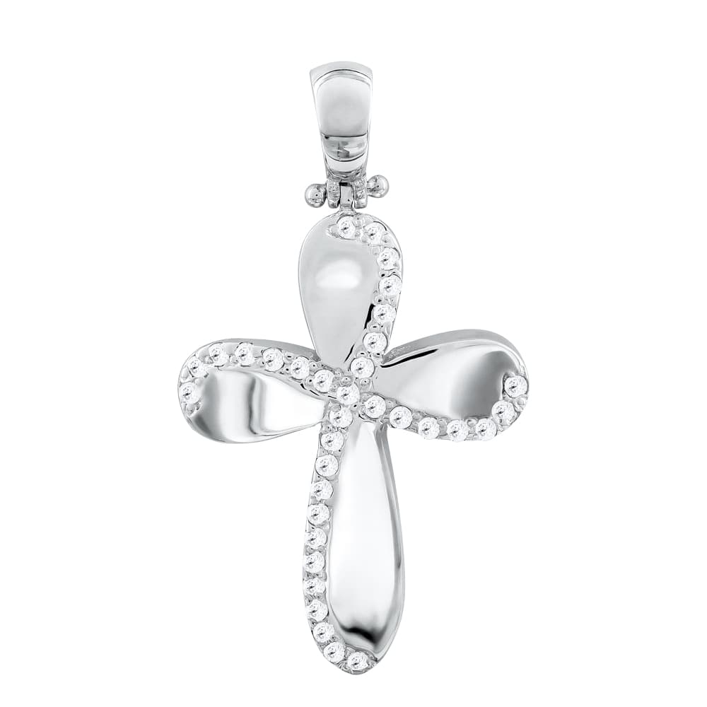 Girls' Baptism Crosses Gofas Silver