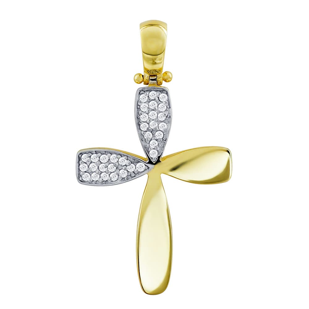 Girls' Baptism Crosses Gofas Gold