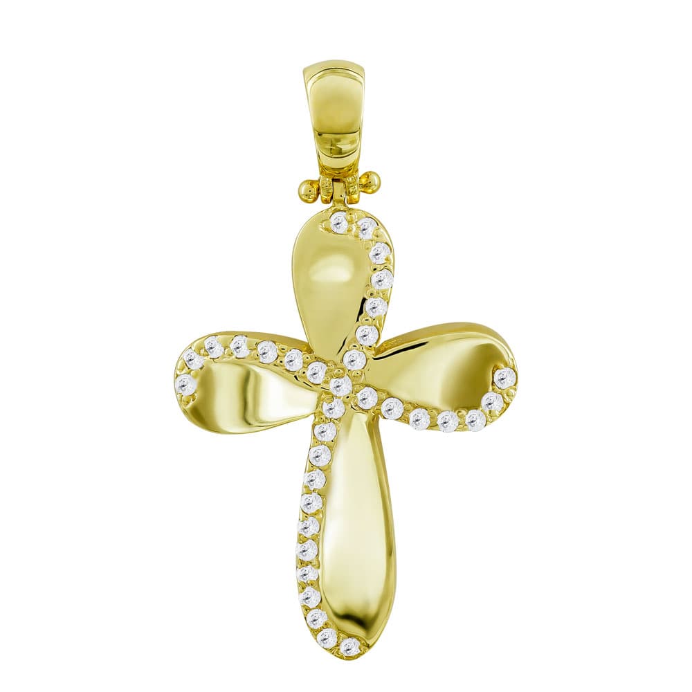 Girls' Baptism Crosses Gofas Gold