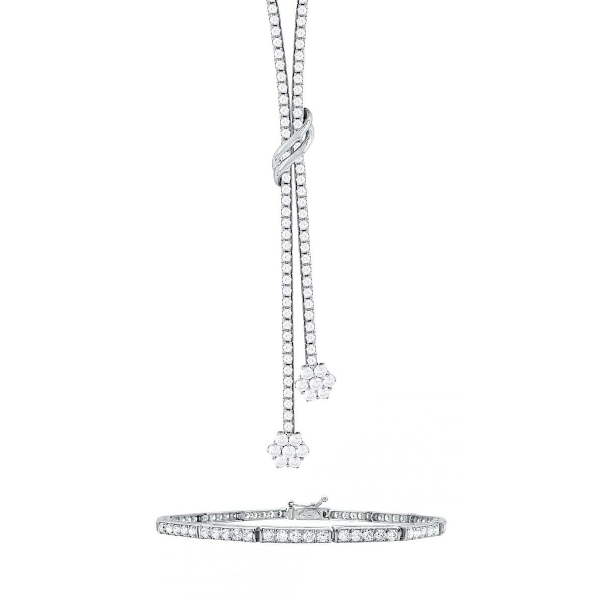 Λευκό Χρυσό 14 Καρατίων SET236