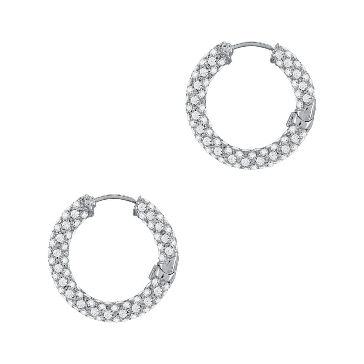Women's Hoop Earrings Gofas Silver
