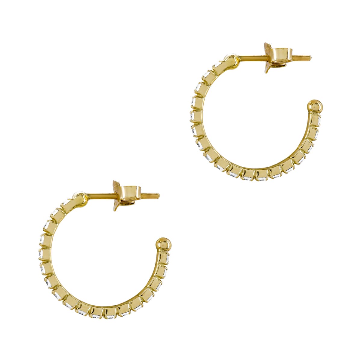 Women's Hoop Earrings Gofas Gold