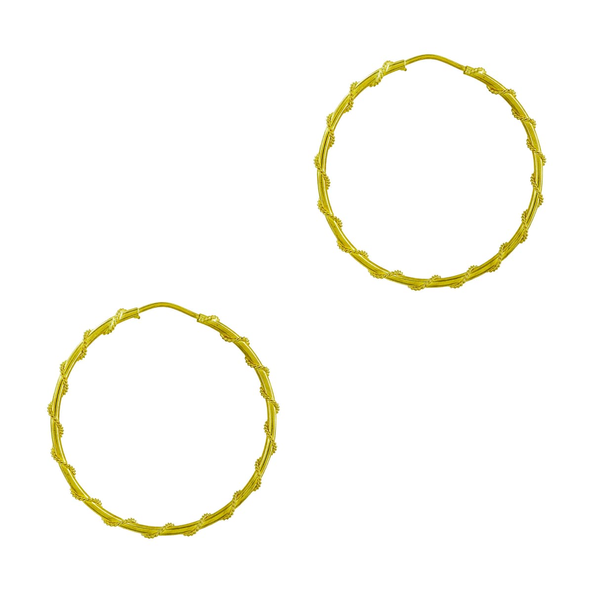 Women's Hoop Earrings Gofas Gold