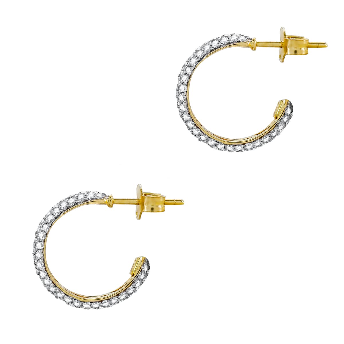 Women's Hoop Earrings Gofas Gold