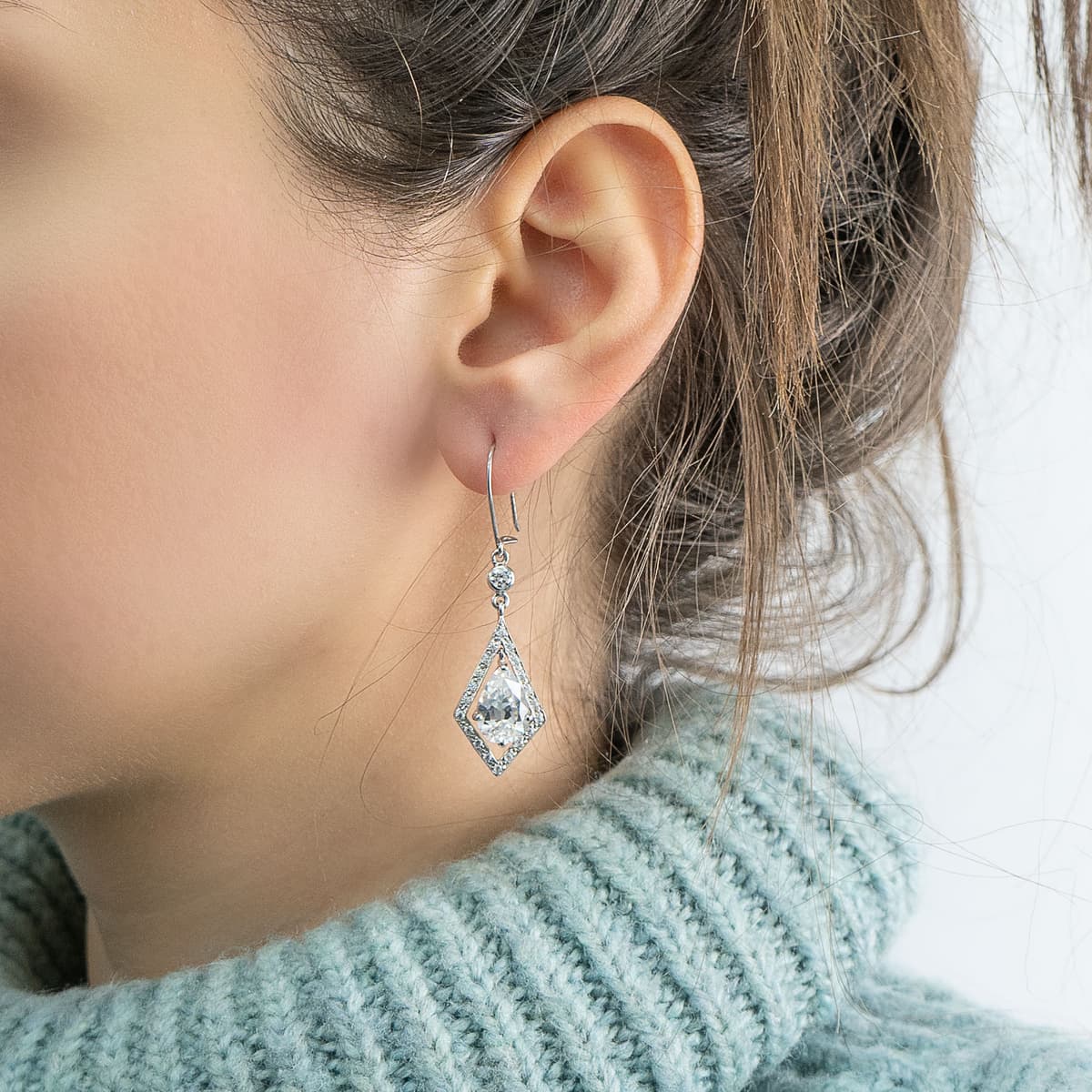 Women's Earrings Gofas Silver