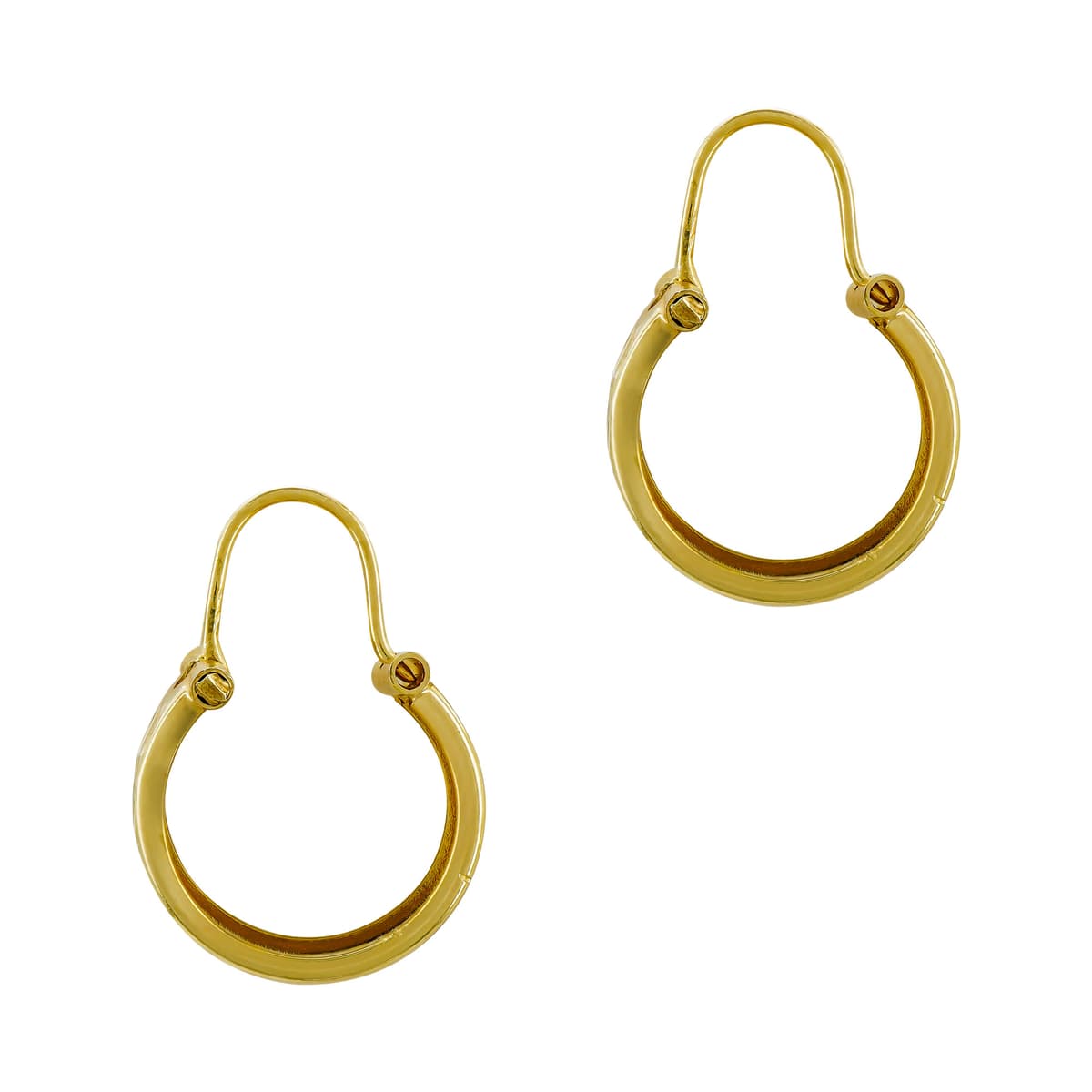 Women's Hoop Earrings Gofas Gold
