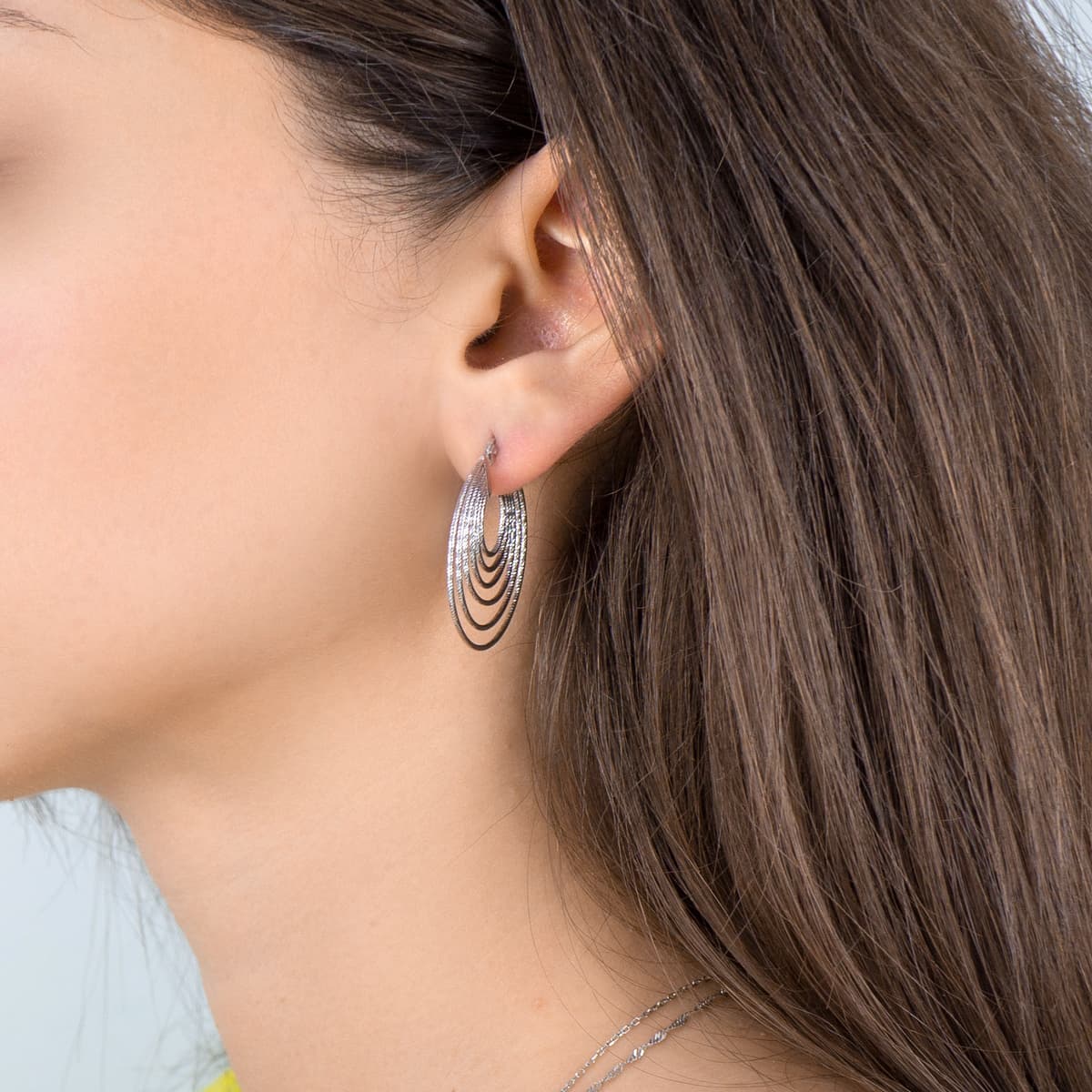 Women's Earrings Gofas Silver