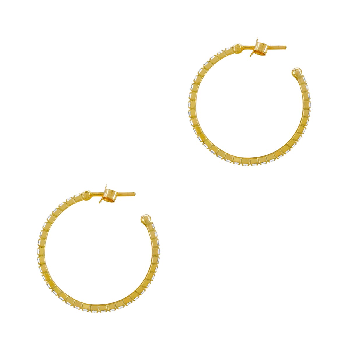 Women's Hoop Earrings Gofas Gold