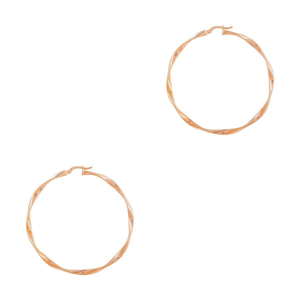 Women's Hoop Earrings Gofas Rose Gold