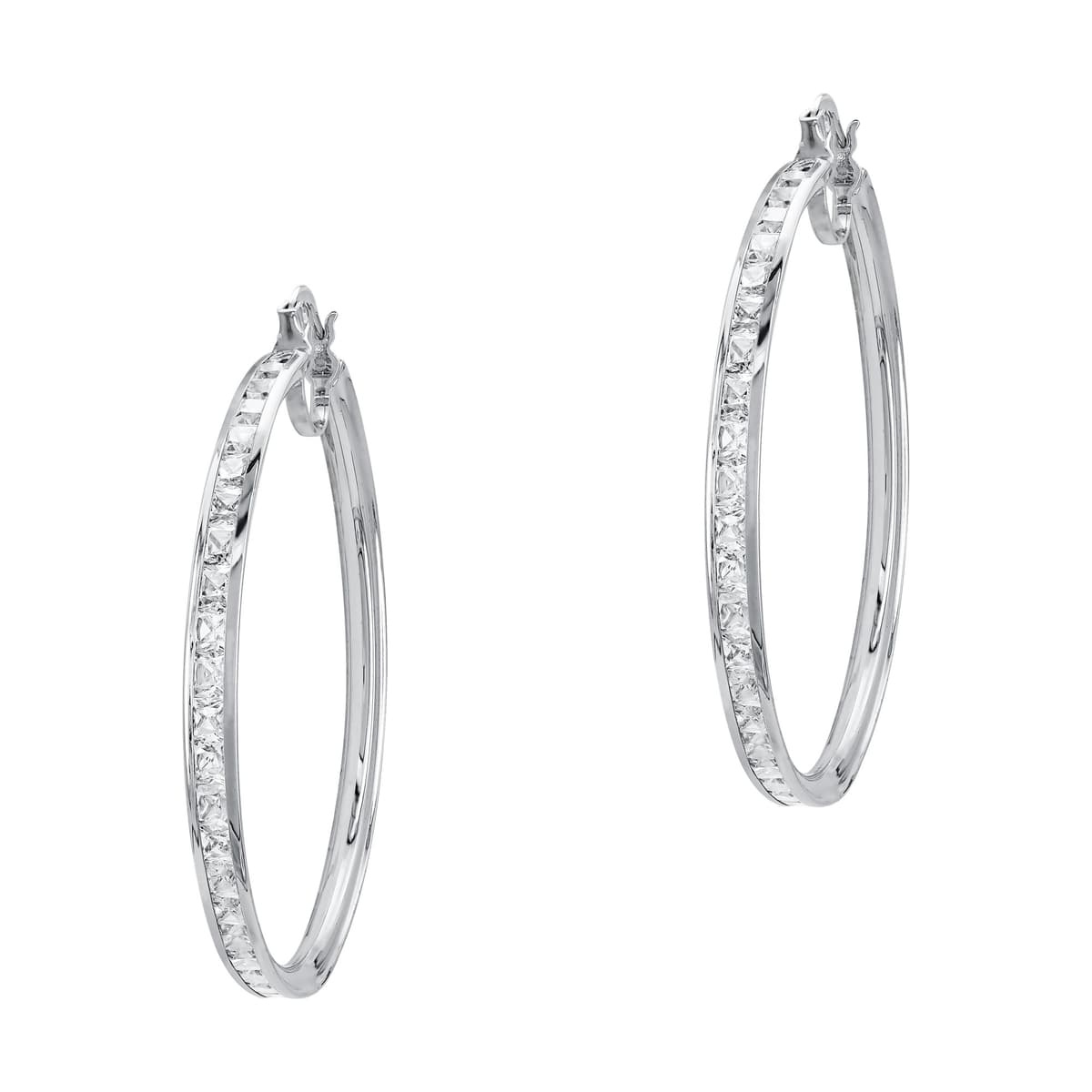 Women's Hoop Earrings Gofas Silver