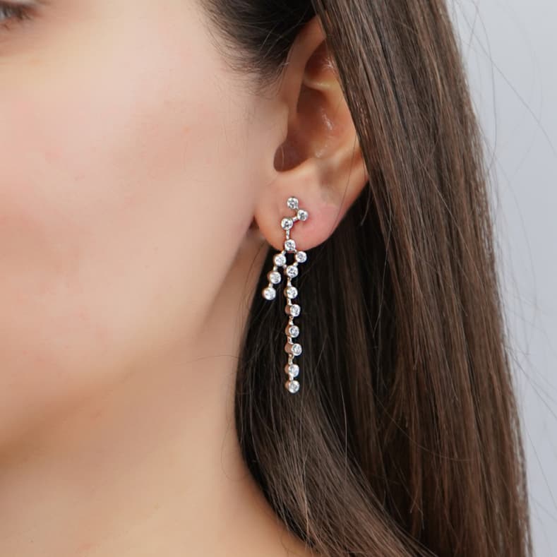Women's Earrings Gofas Silver