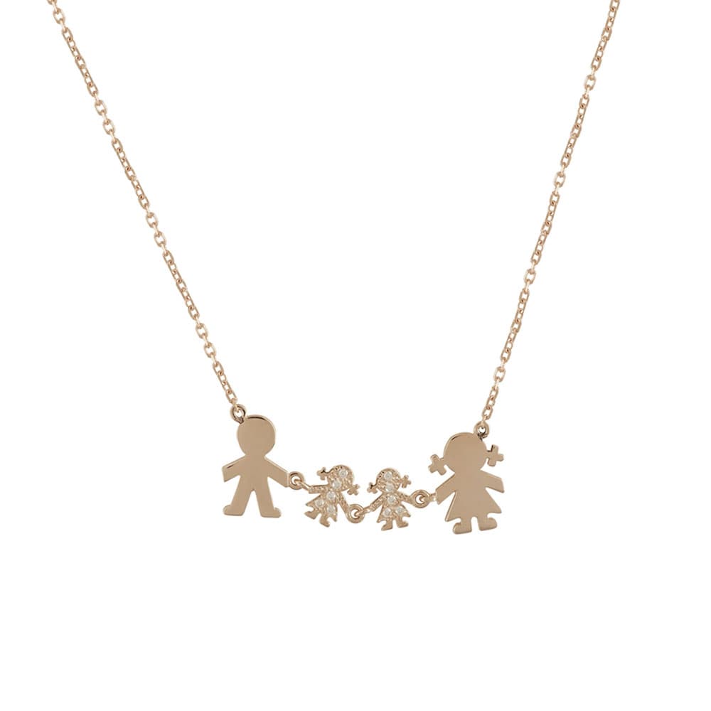 Women's Necklaces Gofas Rose Gold
