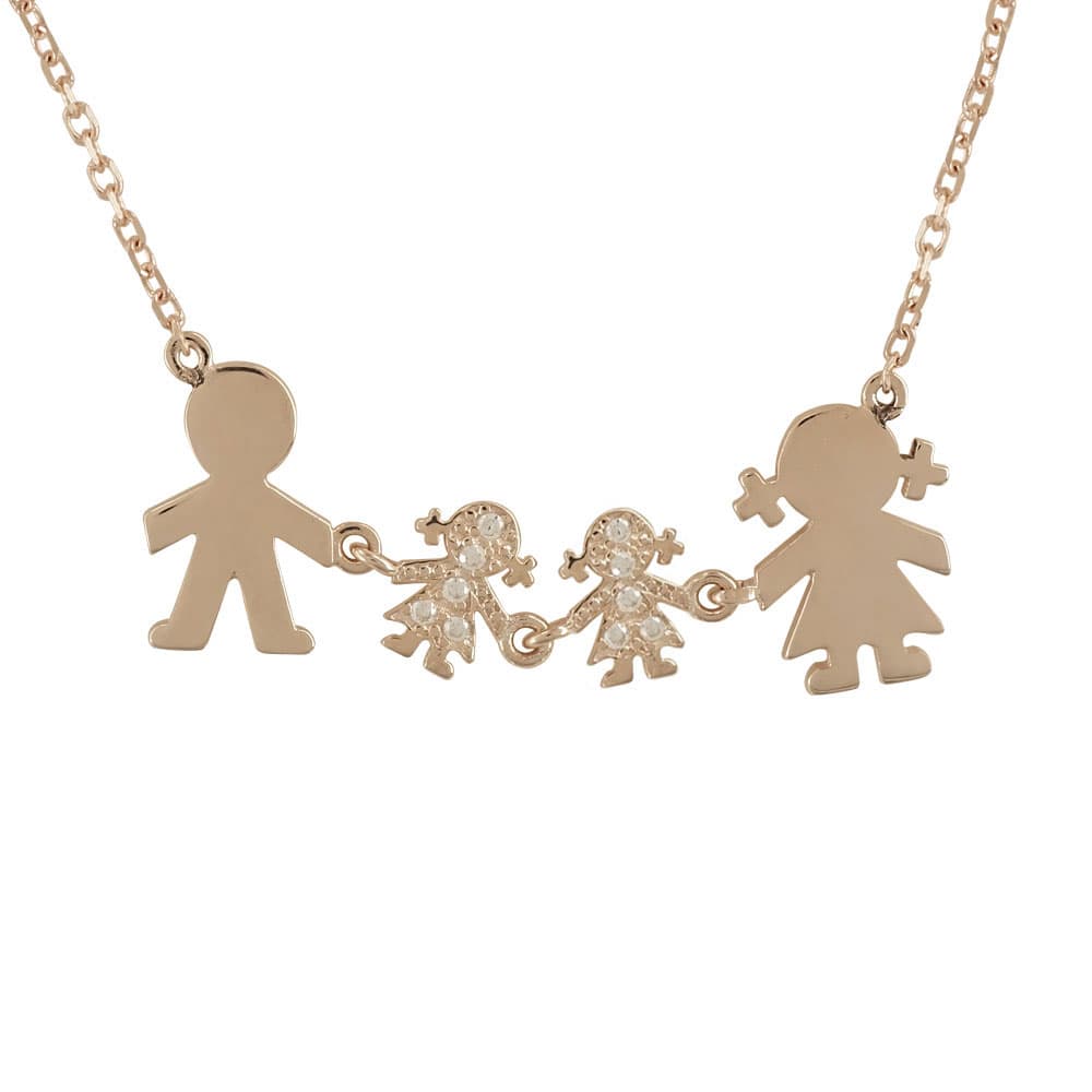 Women's Necklaces Gofas Rose Gold
