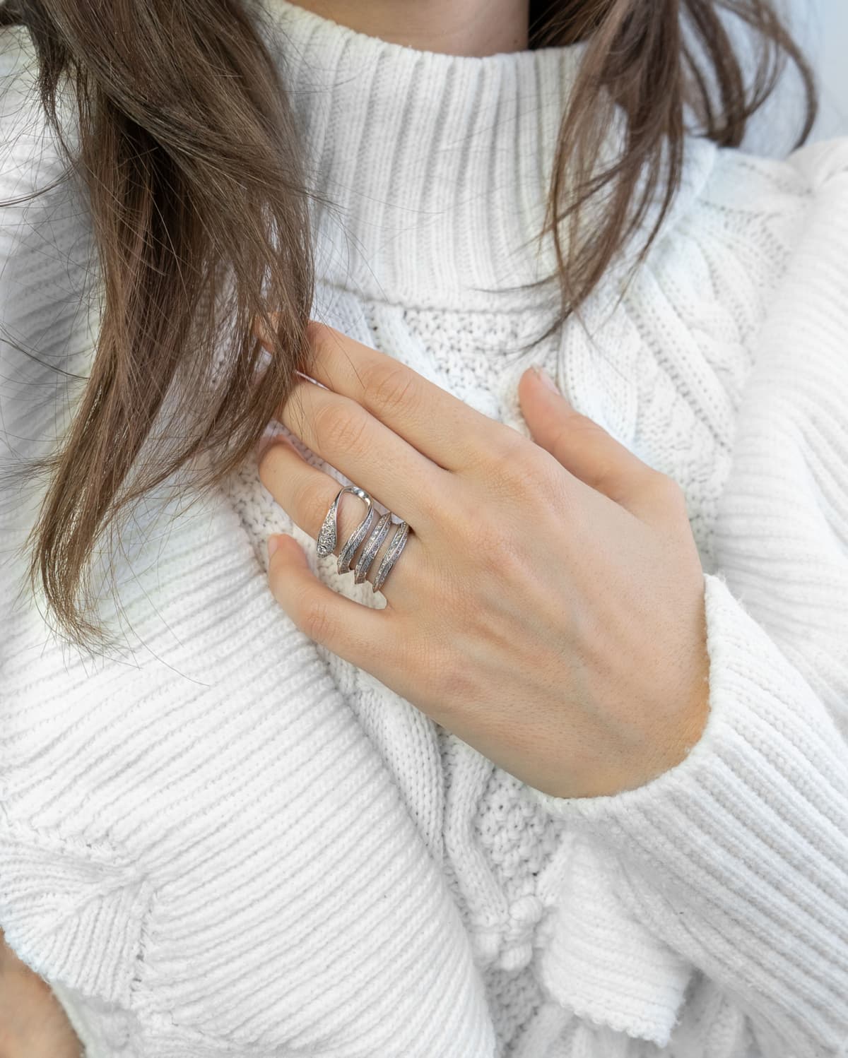 Women's Rings Gofas Silver