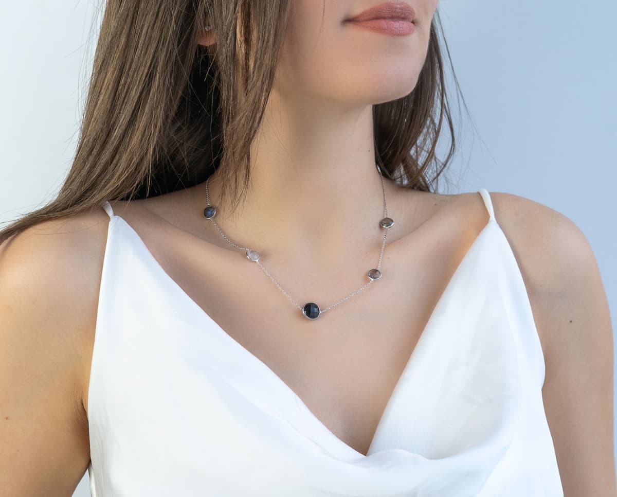 Women's Necklaces Gofas Silver