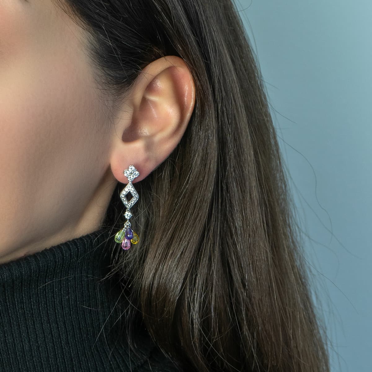 Women's Earrings Gofas Silver