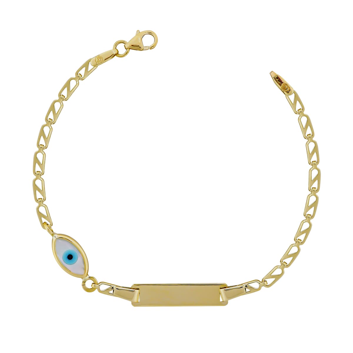 Παιδική Ταυτότητα από Κίτρινο Χρυσό 14 Καρατίων TVR470