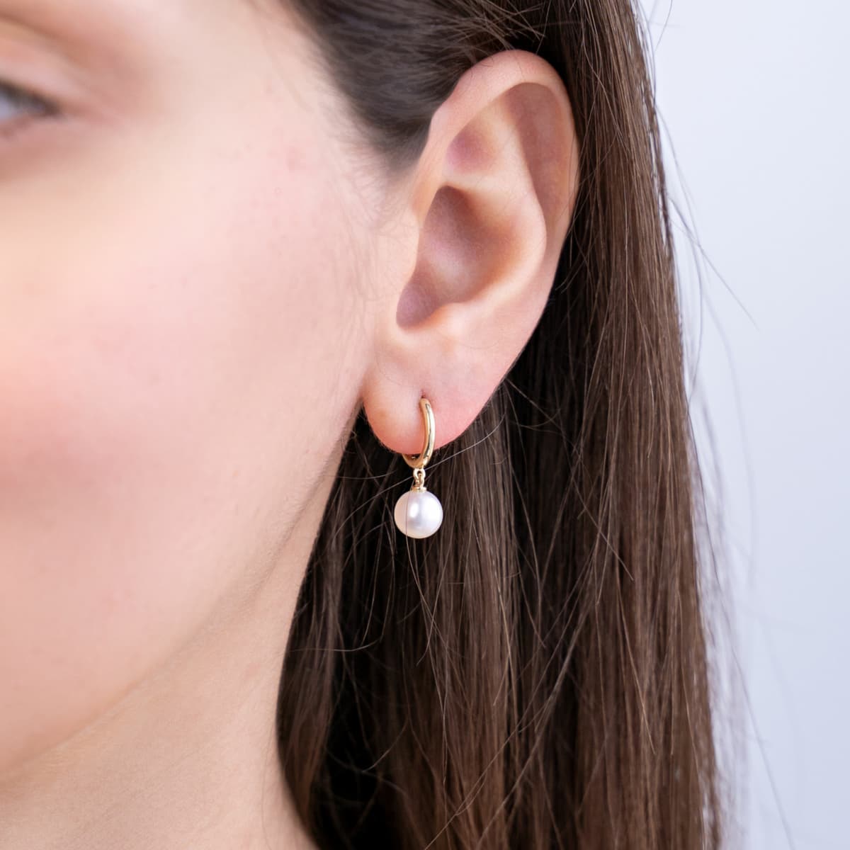 Women's Hoop Earrings Gofas Gold