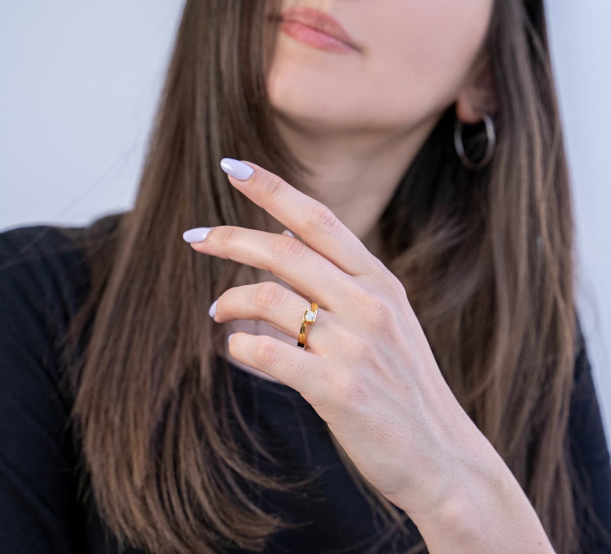 Women's Engagement Rings Gofas Gold