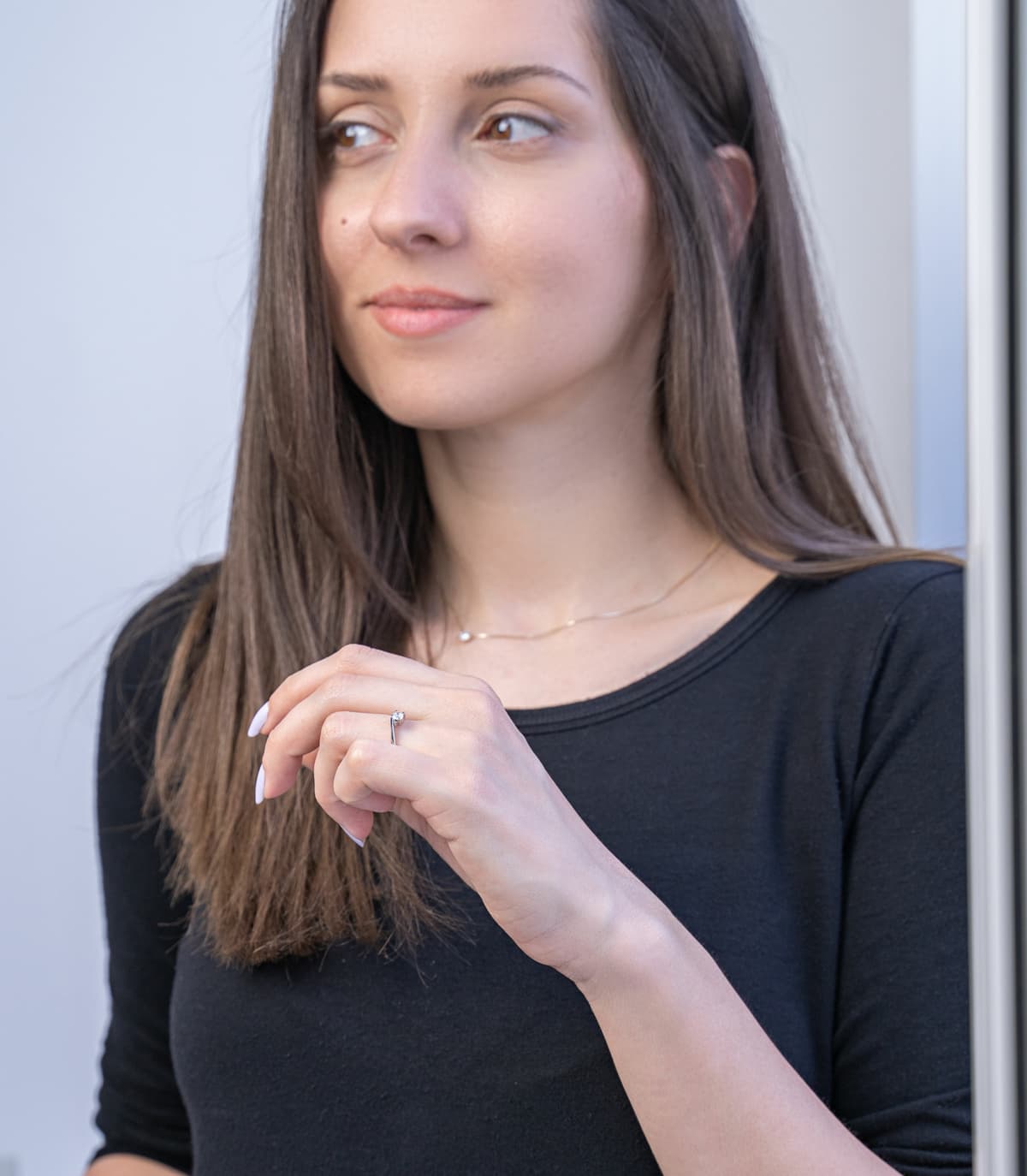 Women's Engagement Rings Gofas Silver