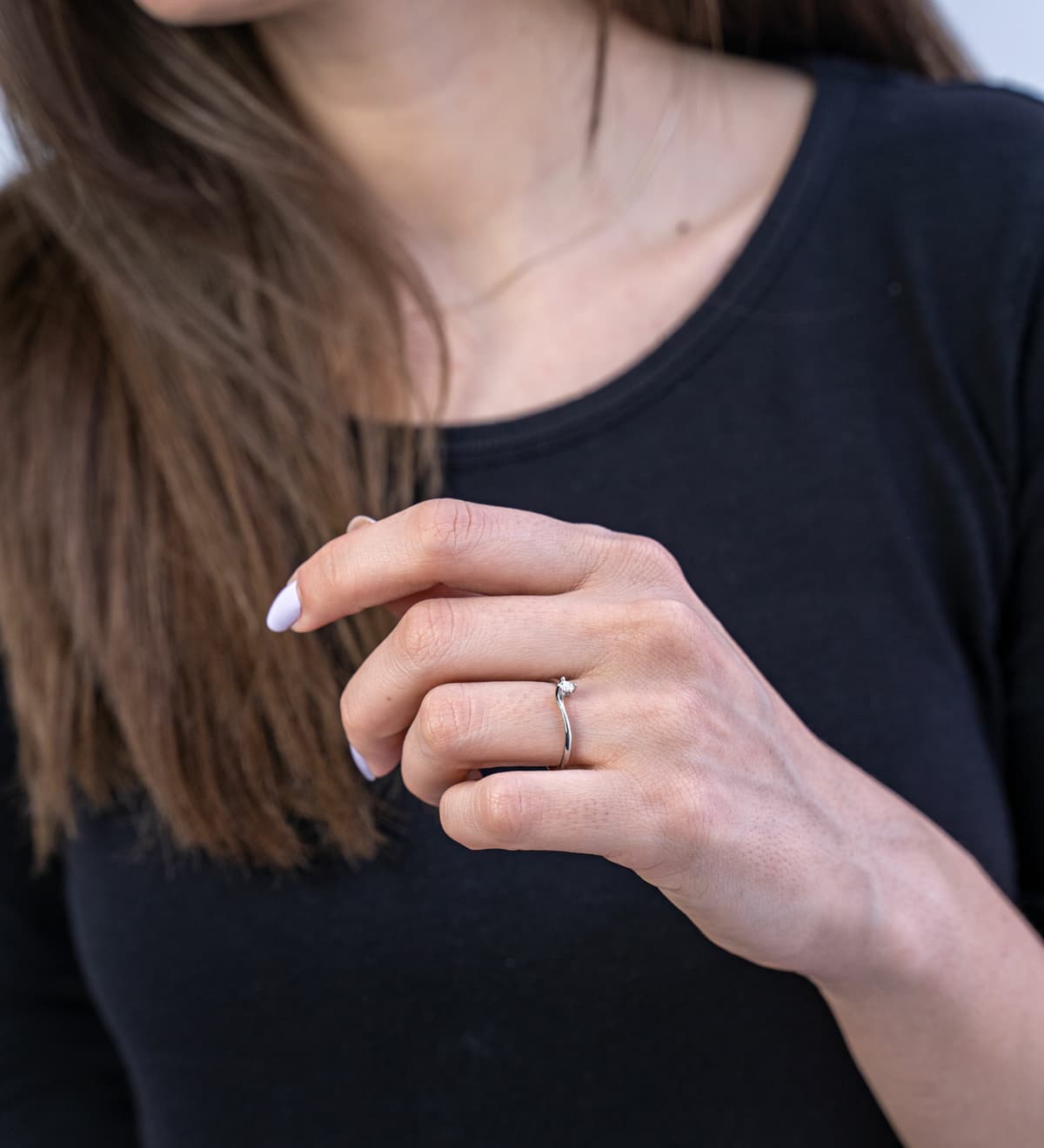 Women's Engagement Rings Gofas Silver