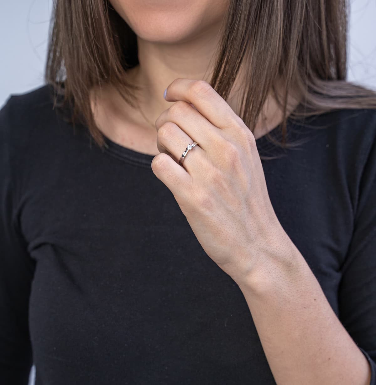 Women's Engagement Rings Gofas Silver