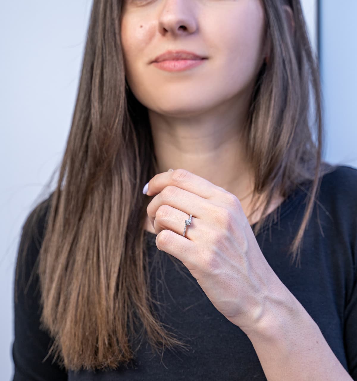 Women's Engagement Rings Gofas Silver